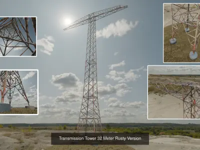 Rusty Transmission Tower Package