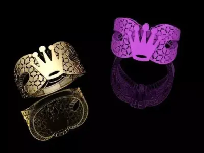 37 Crownlight Ring 2gm 3D print model