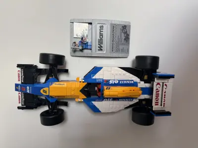 LEGO F1 Wall Mount Williams FW14 and Mclaren MP4 4 3D print model