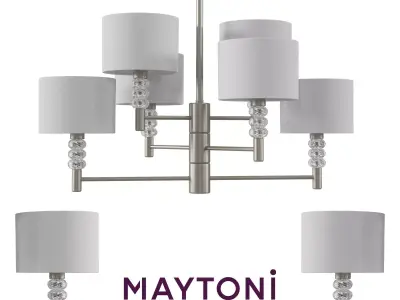 Chandelier Lincoln MOD527PL-06N Maytoni Modern Free 3D model
