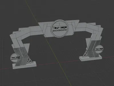 Event Arch 3D model