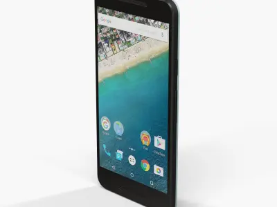 LG Nexus 5X Low-poly 3D model