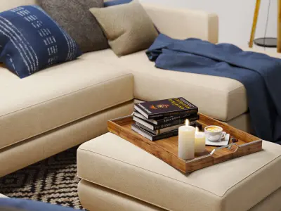 Pottery Barn Jake set 2 3D model