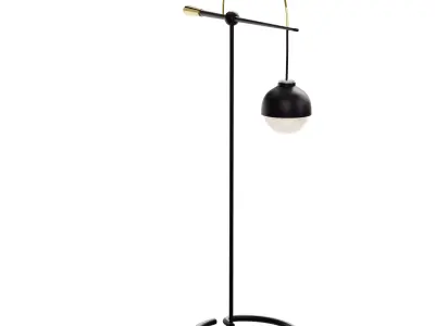 Modern lamp Low-poly 3D model 2