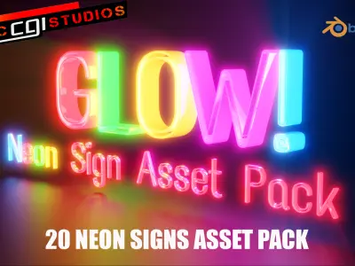 Glow! - Neon Sign Asset Pack