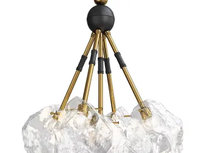 Ice Stone down Low-poly 3D model