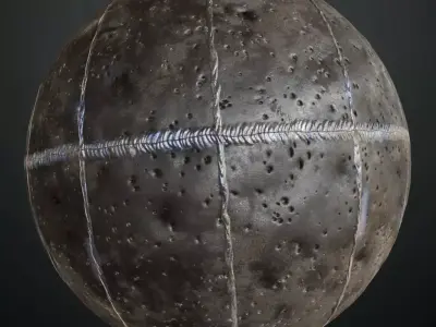 Smooth Pale Matte Surface with Scratches PBR Seamless Texture