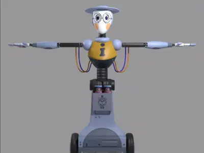 Map Bot--FNAF Security Breach Low-poly 3D model