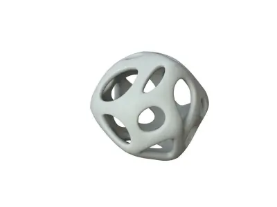 SciFi Cube Object No 18378 Low Poly Shape Texture