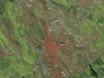 Saint-Etienne France - city and urban