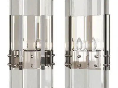 Bonnington Wall Sconce Light Low-poly 3D model