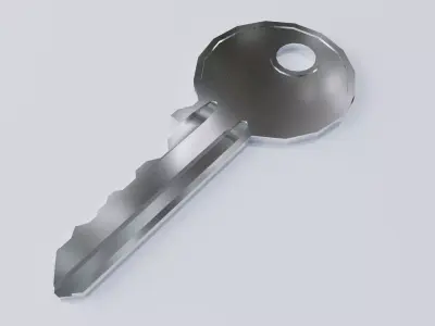 Door key 3D model