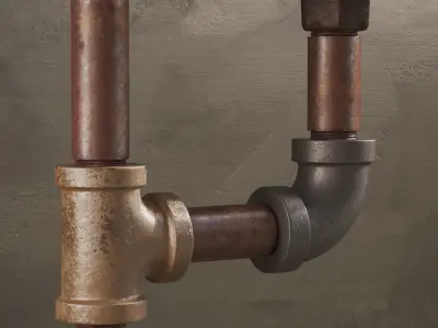 Steam Lamp 3D model
