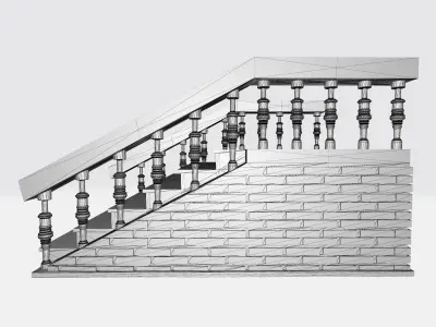 Modern Staircase Design 3D print model