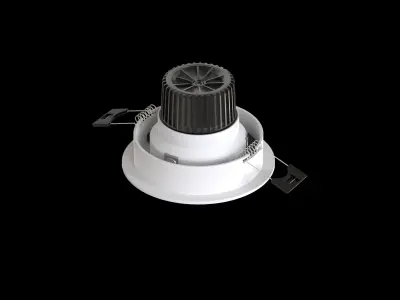 Downlight Low-poly 3D model