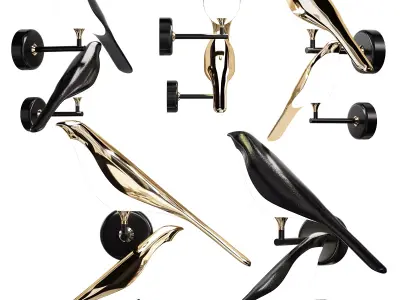 VOGEL WALL bird 3D print model