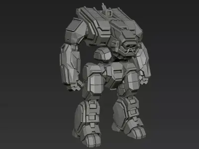 Mecha 1 3D print model