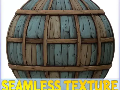 Stylized Wood Seamless Texture Texture 35