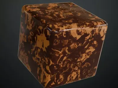 Light Modern Geometric Wood Inlay Parquet PBR Seamless Texture