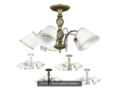 682 796 Esedra Lightstar Collection of Classical Lamps 3D Model Pack