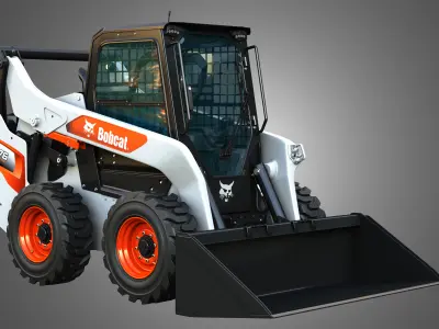 S76 Skid Steer Loader - Bucket 3D model