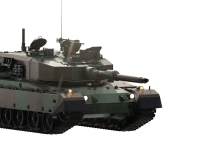 Type 90 tank 3D model