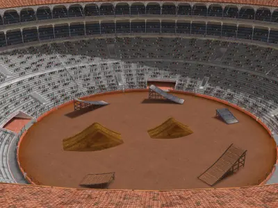 Game Arena Stadium 3D model