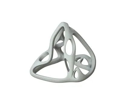 SciFi Cube Object No 59692 Low Poly Shape Low-poly 3D model