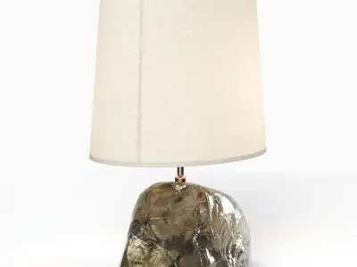 Glass Block Lamp 3D model