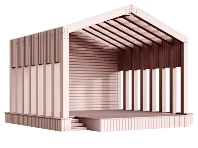 Street scene 3D model