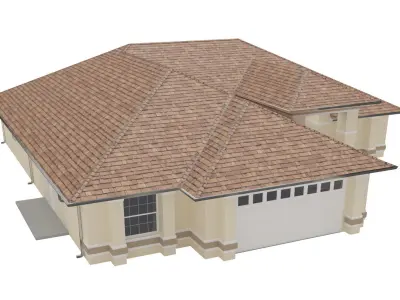 House-014 Low Poly 3D model