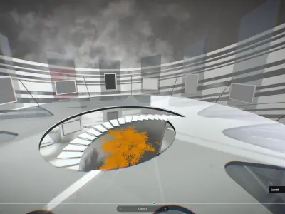 VR Gallery Mind Storm  3D model