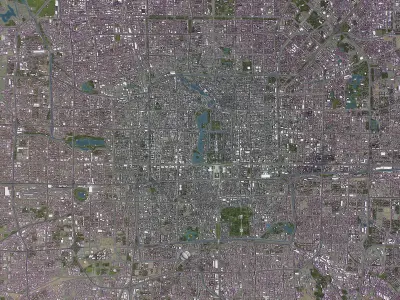 Beijing - City 3D Model Low-poly 3D model