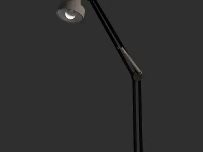 Tall modern lamp 3D model