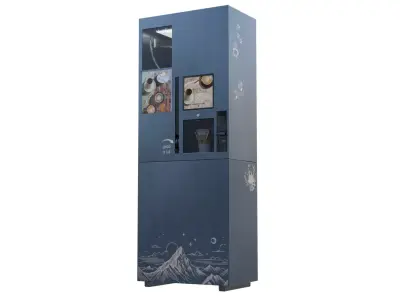 Vending Machine Low-poly 3D model