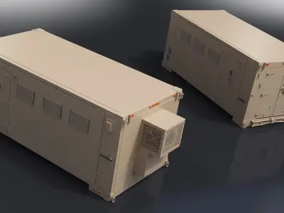  Military Mobile Command Center Desert 