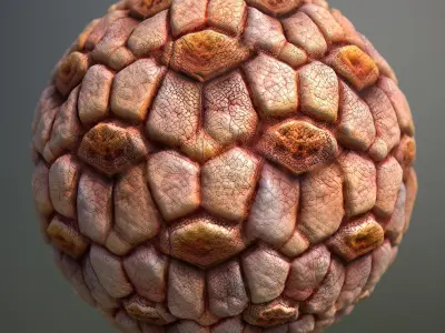 Material Skin Alien 16 Seamless PBR Texture Texture