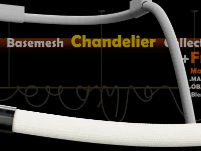 Collection of 16 Linear Lighting 3d Models-Free Material 3D model