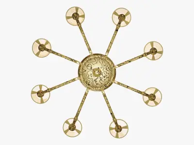 Chandelier 3D model 15