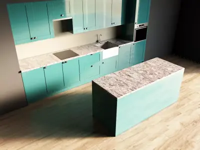 22-Kitchen10 glossy 2 3D model