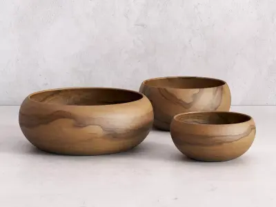 Tondo Bowls 3D model