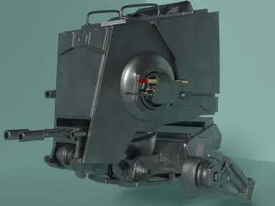 AT-ST star wars at - t machine 3D model