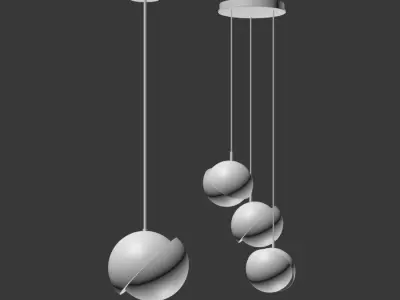 Crescent lighting by Lee Broom 3D model