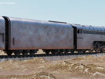  Art Deco Train Set Streamlined Nose 