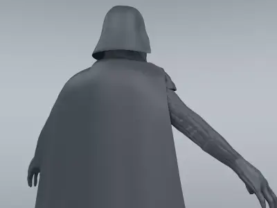 Darth Vader Star Wars Low-poly 3D model