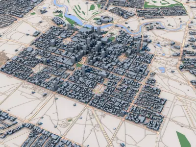 Adelaide City Australia 3D model