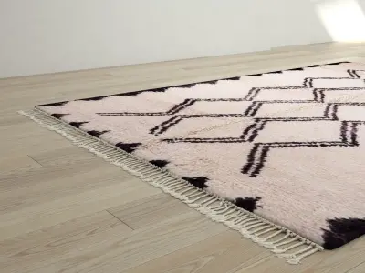 Moroccan Berber rug 3D model