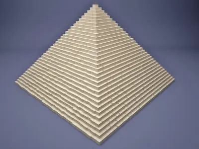 The Great Pyramid Of Egypt Low-poly 3D model