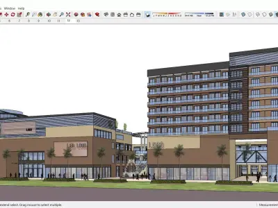 Sketchup Shopping Center G10 3D model