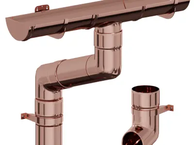 Gutter system 1 3D model